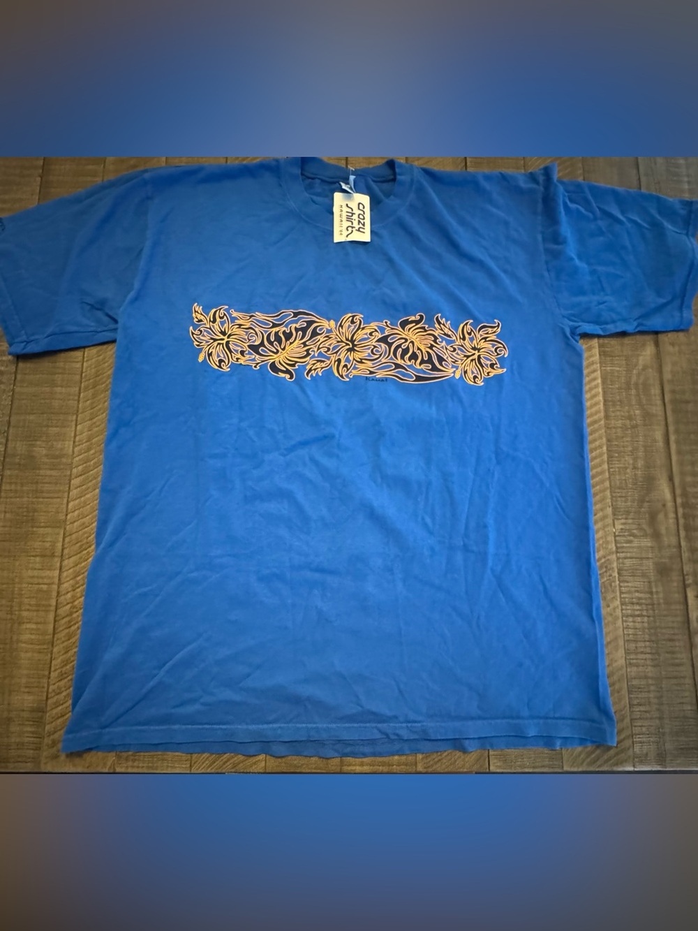 Crazy Shirt Hawaii 64 Blue Short Sleeve